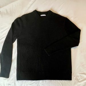 Zara man chunky woven sweater